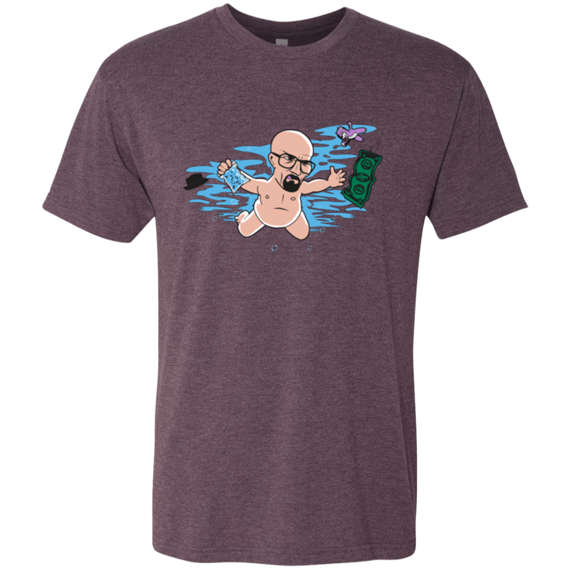 T-Shirts Vintage Purple / Small NeverBad Men's Triblend T-Shirt