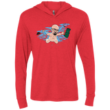 T-Shirts Vintage Red / X-Small NeverBad Triblend Long Sleeve Hoodie Tee