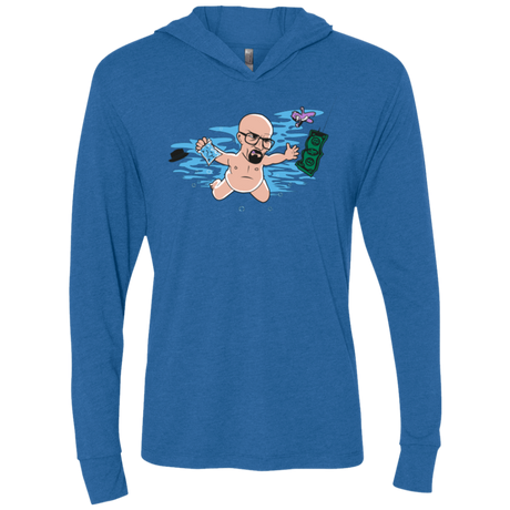 T-Shirts Vintage Royal / X-Small NeverBad Triblend Long Sleeve Hoodie Tee