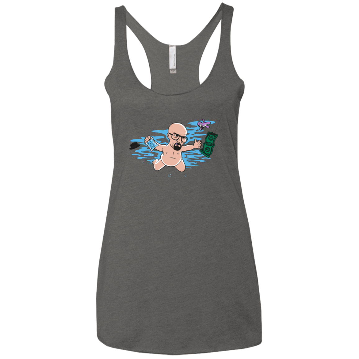 T-Shirts Premium Heather / X-Small NeverBad Women's Triblend Racerback Tank