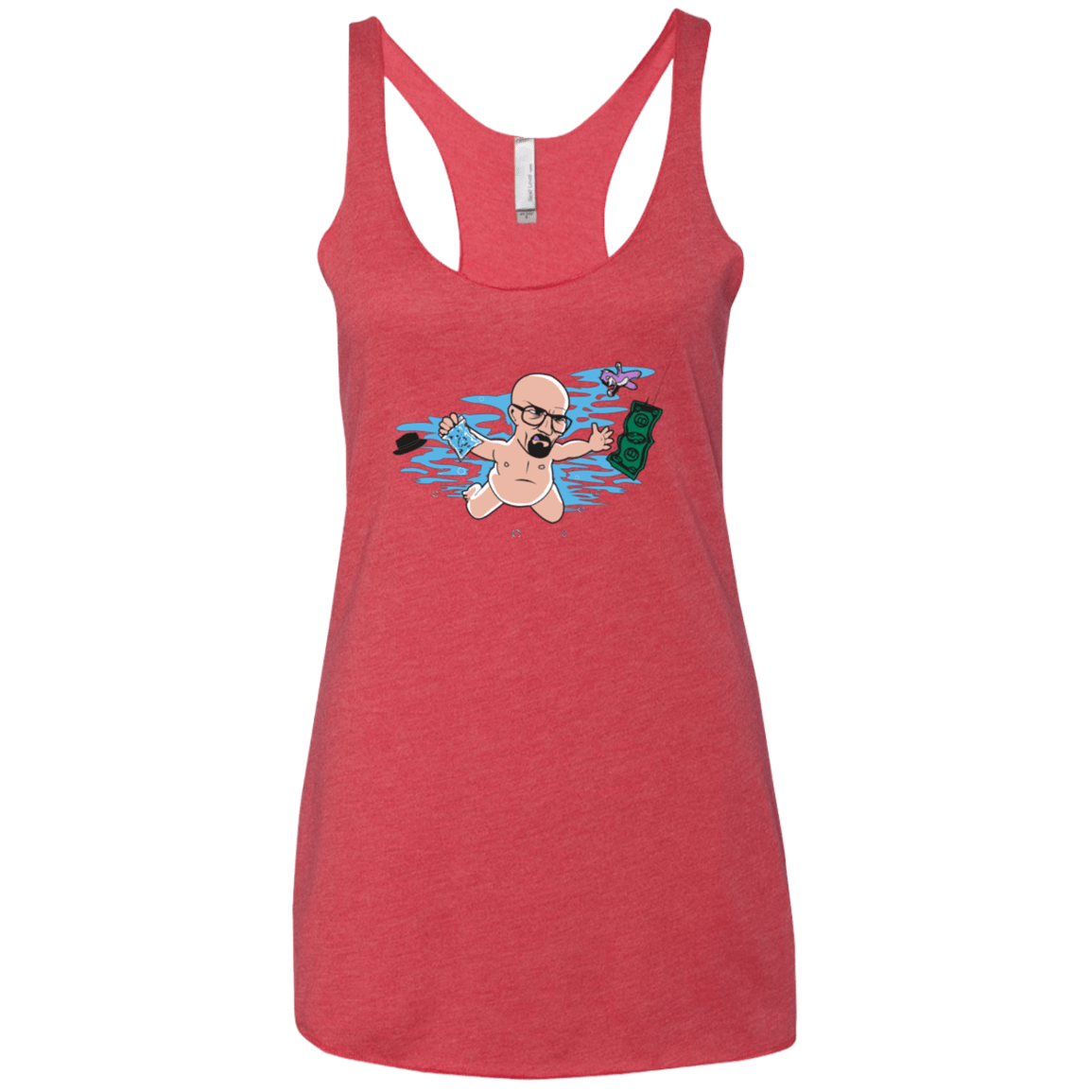T-Shirts Vintage Red / X-Small NeverBad Women's Triblend Racerback Tank
