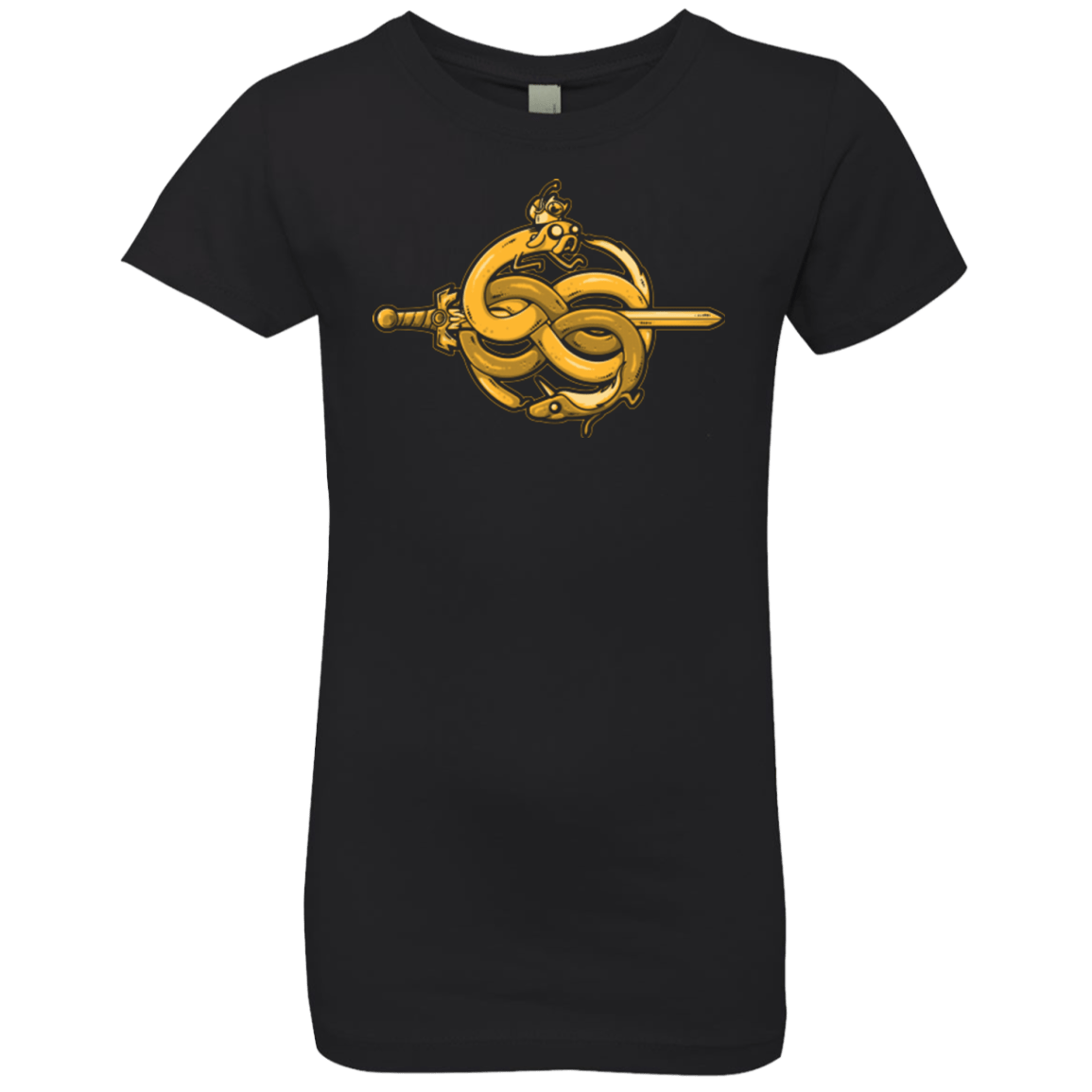 T-Shirts Black / YXS Neverending Adventure Girls Premium T-Shirt