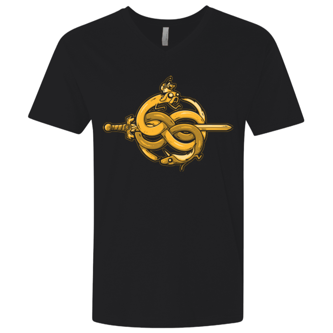 T-Shirts Black / X-Small Neverending Adventure Men's Premium V-Neck