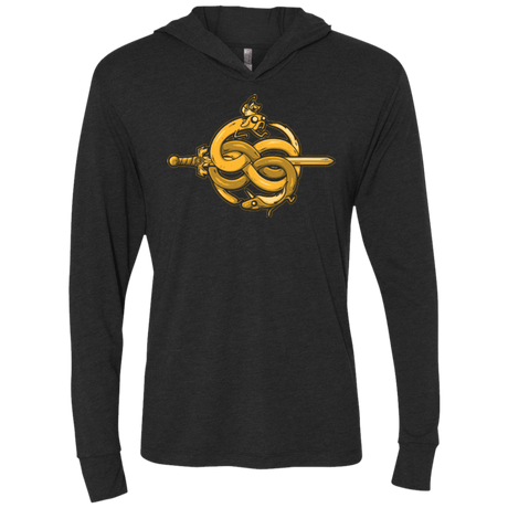 T-Shirts Vintage Black / X-Small Neverending Adventure Triblend Long Sleeve Hoodie Tee