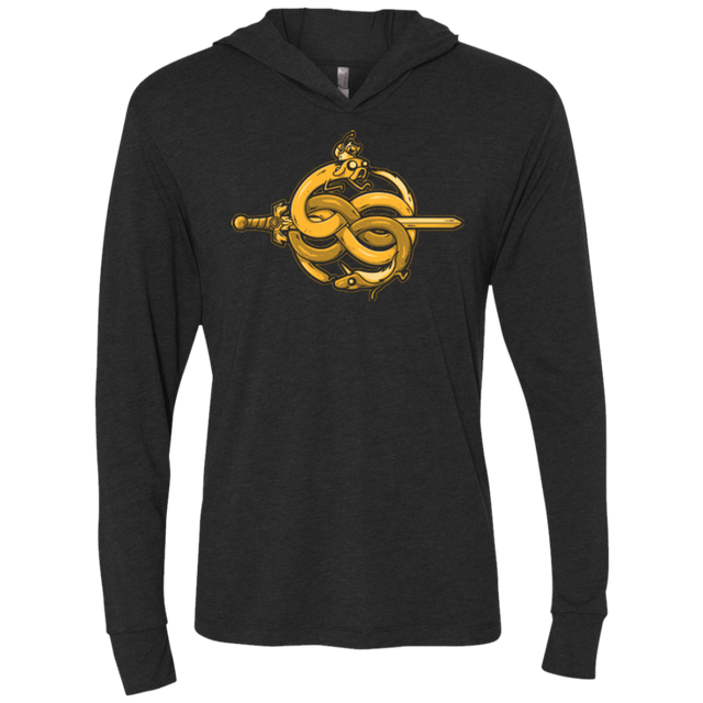 T-Shirts Vintage Black / X-Small Neverending Adventure Triblend Long Sleeve Hoodie Tee
