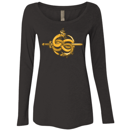 T-Shirts Vintage Black / Small Neverending Adventure Women's Triblend Long Sleeve Shirt