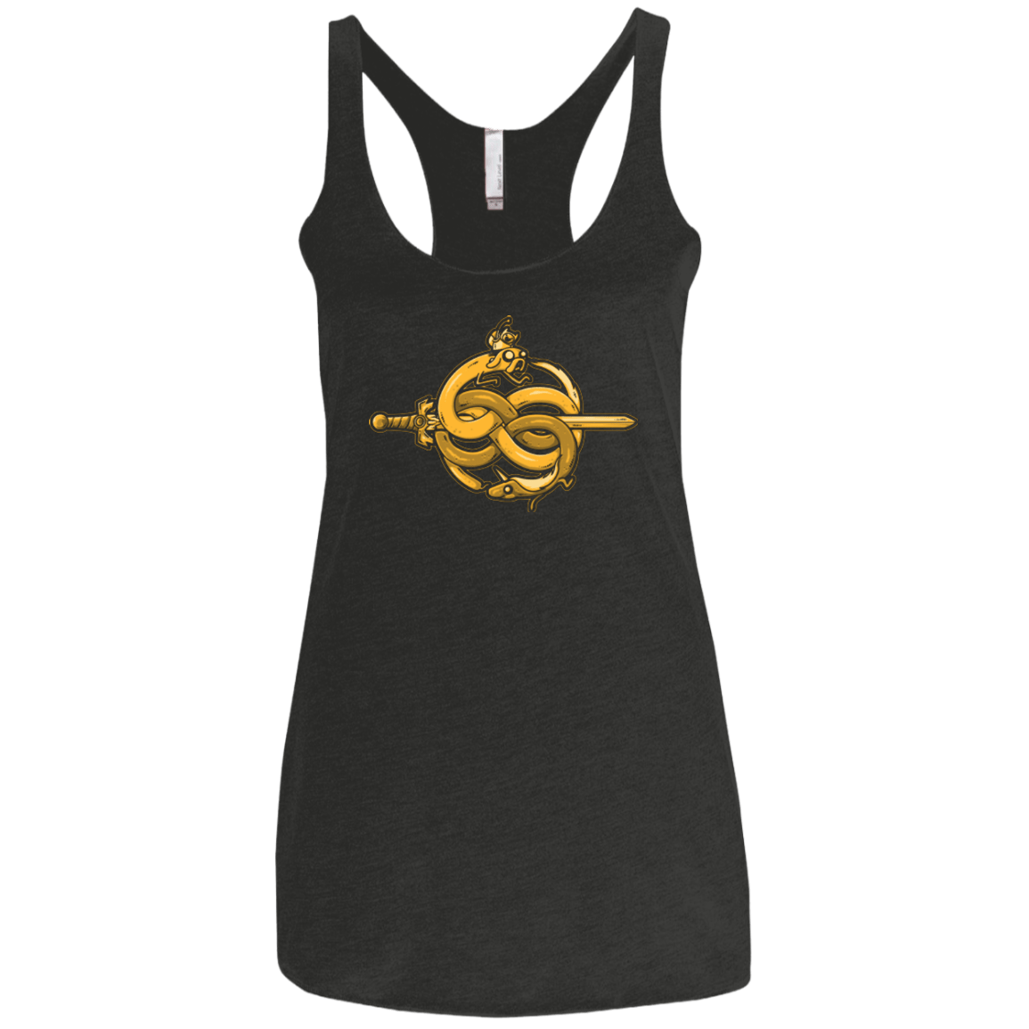 T-Shirts Vintage Black / X-Small Neverending Adventure Women's Triblend Racerback Tank