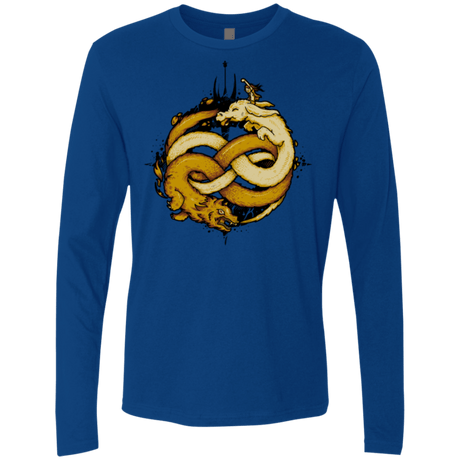 T-Shirts Royal / Small NEVERENDING FIGHT Men's Premium Long Sleeve