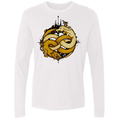 T-Shirts White / Small NEVERENDING FIGHT Men's Premium Long Sleeve