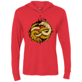 T-Shirts Vintage Red / X-Small NEVERENDING FIGHT Triblend Long Sleeve Hoodie Tee