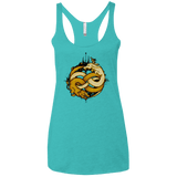 T-Shirts Tahiti Blue / X-Small NEVERENDING FIGHT Women's Triblend Racerback Tank