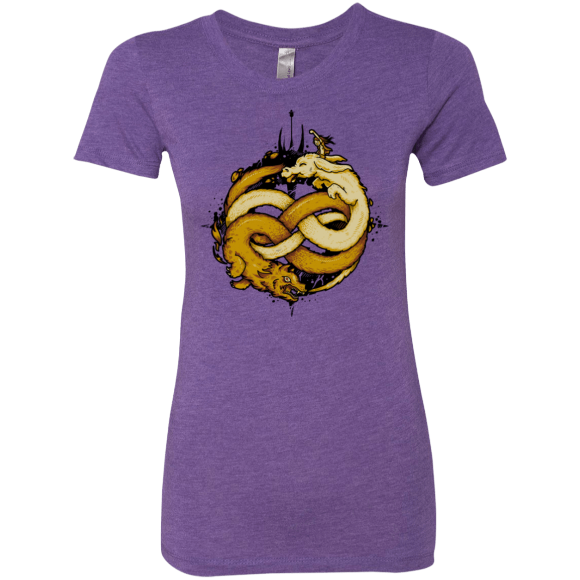 T-Shirts Purple Rush / Small NEVERENDING FIGHT Women's Triblend T-Shirt