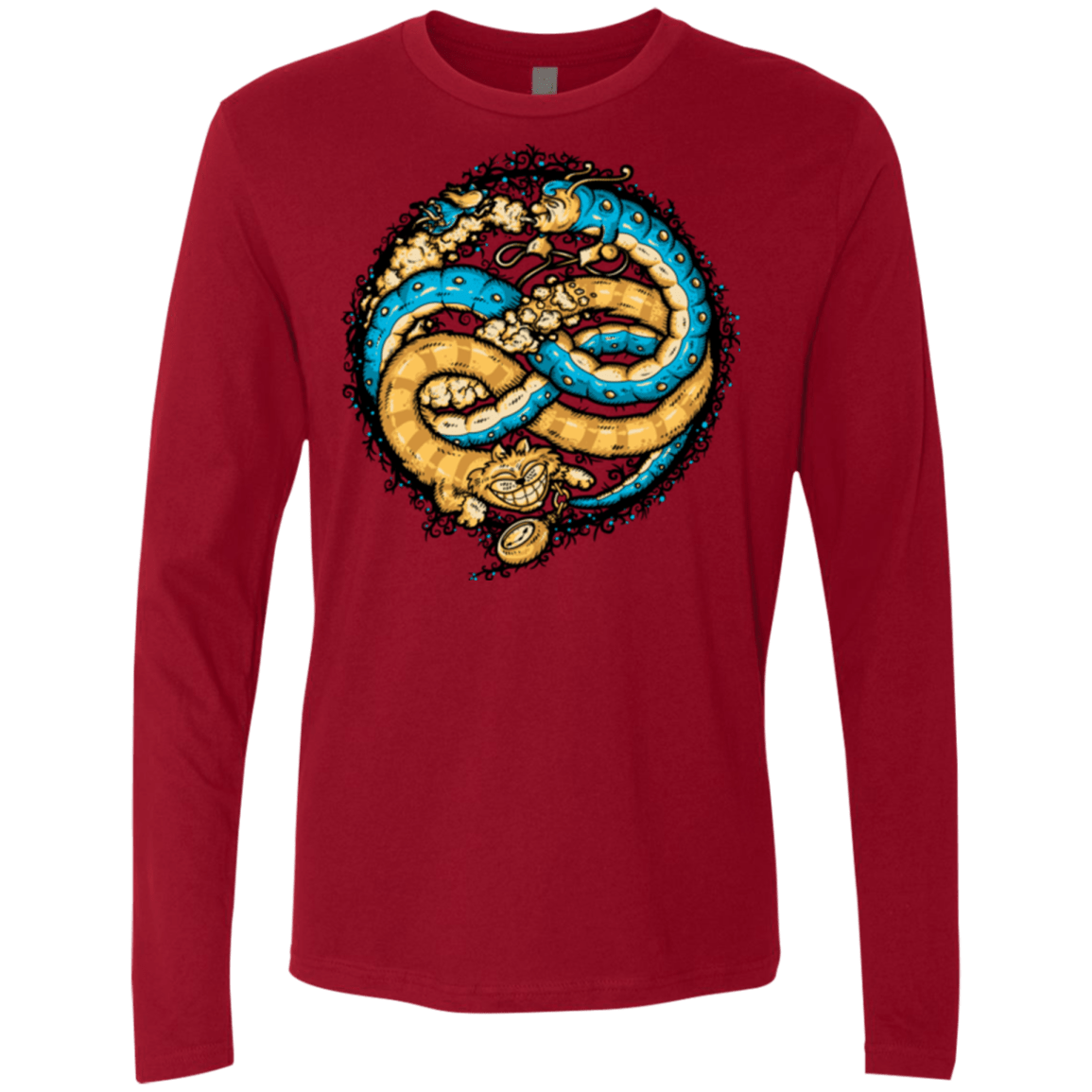 T-Shirts Cardinal / Small NEVERENDING WONDERLAND Men's Premium Long Sleeve