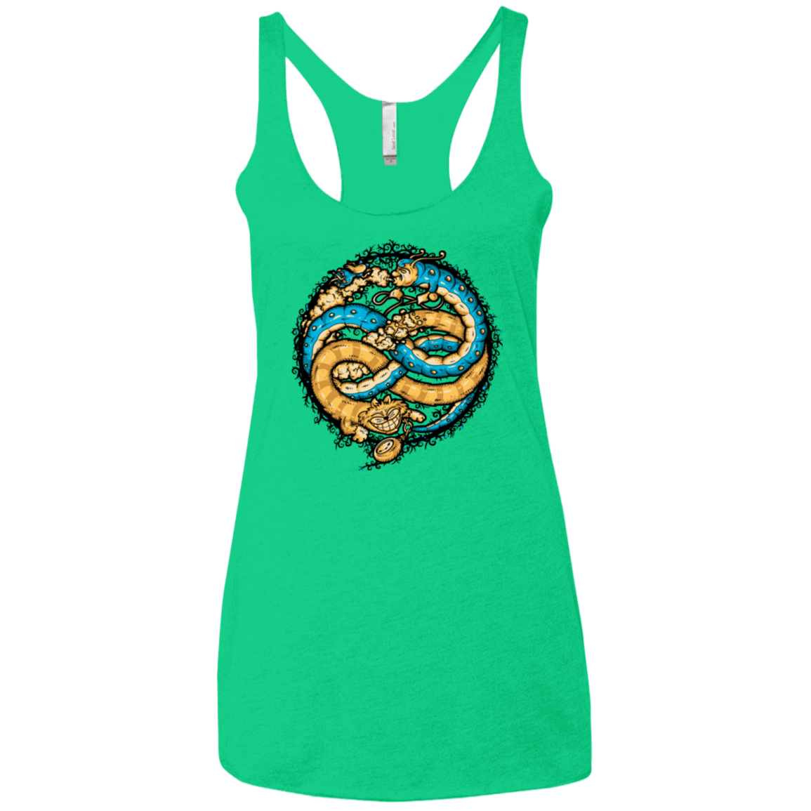 T-Shirts Envy / X-Small NEVERENDING WONDERLAND Women's Triblend Racerback Tank