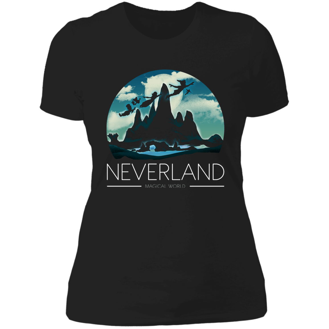 T-Shirts Black / X-Small Neverland Women's Premium T-Shirt