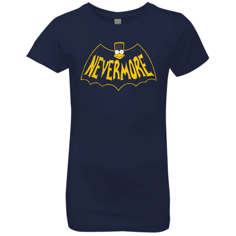 T-Shirts Midnight Navy / YXS Nevermore Girls Premium T-Shirt