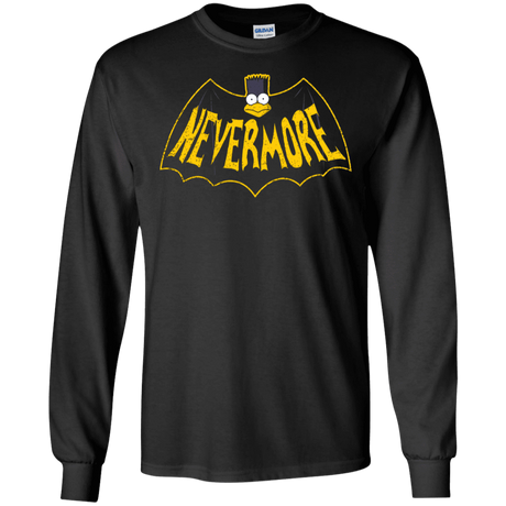 T-Shirts Black / S Nevermore Men's Long Sleeve T-Shirt