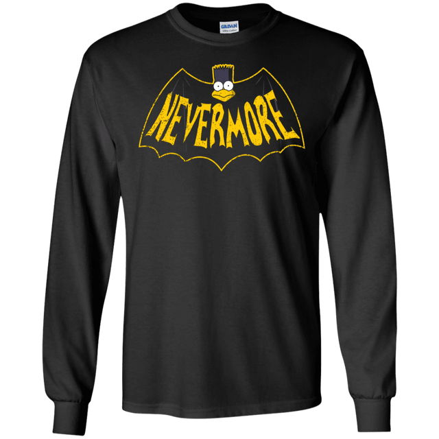 T-Shirts Black / S Nevermore Men's Long Sleeve T-Shirt