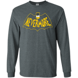 T-Shirts Dark Heather / S Nevermore Men's Long Sleeve T-Shirt