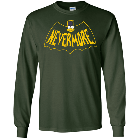 T-Shirts Forest Green / S Nevermore Men's Long Sleeve T-Shirt