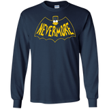 T-Shirts Navy / S Nevermore Men's Long Sleeve T-Shirt