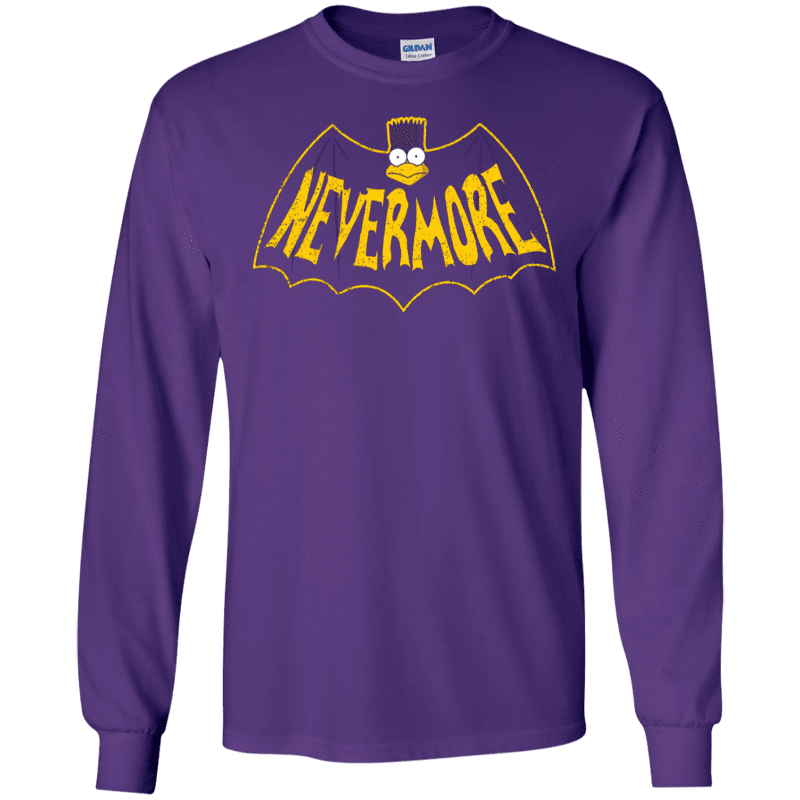 T-Shirts Purple / S Nevermore Men's Long Sleeve T-Shirt