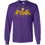 T-Shirts Purple / S Nevermore Men's Long Sleeve T-Shirt