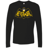 T-Shirts Black / S Nevermore Men's Premium Long Sleeve