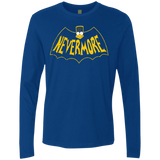 T-Shirts Royal / S Nevermore Men's Premium Long Sleeve