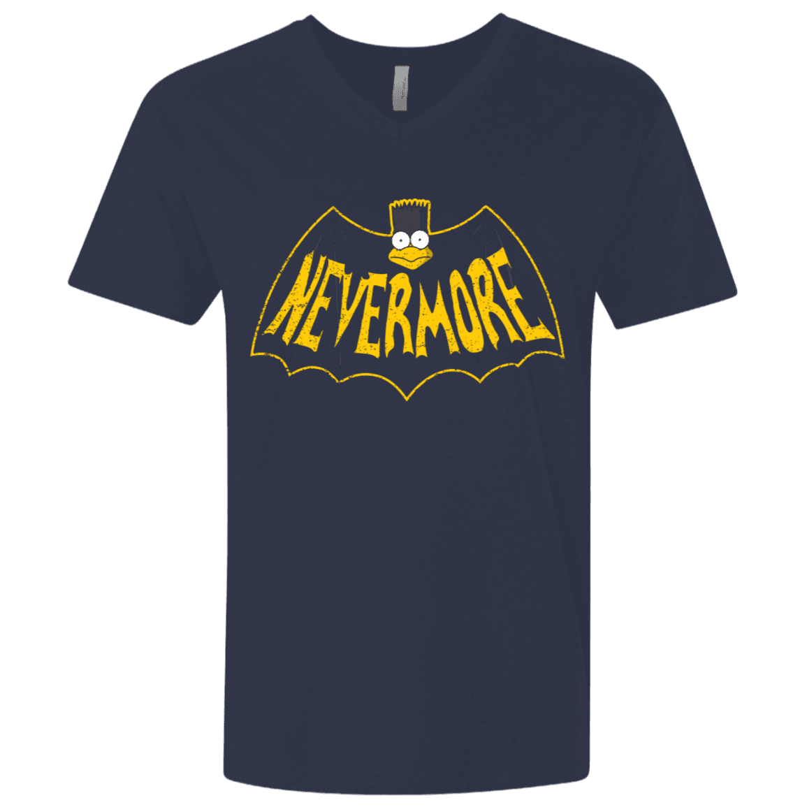 T-Shirts Midnight Navy / X-Small Nevermore Men's Premium V-Neck