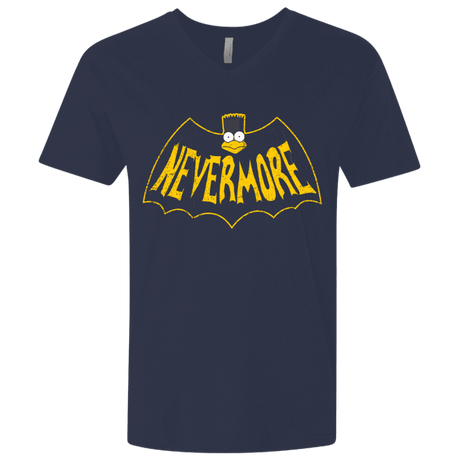 T-Shirts Midnight Navy / X-Small Nevermore Men's Premium V-Neck