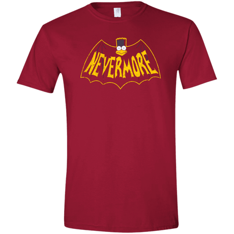 T-Shirts Cardinal Red / S Nevermore Men's Semi-Fitted Softstyle