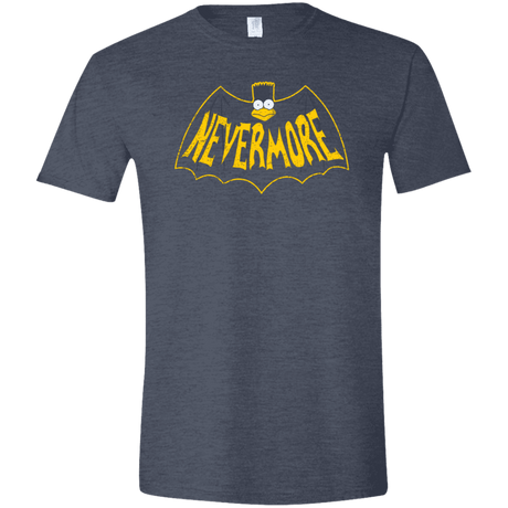 T-Shirts Heather Navy / S Nevermore Men's Semi-Fitted Softstyle