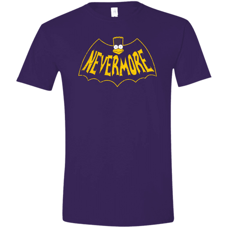 T-Shirts Purple / S Nevermore Men's Semi-Fitted Softstyle