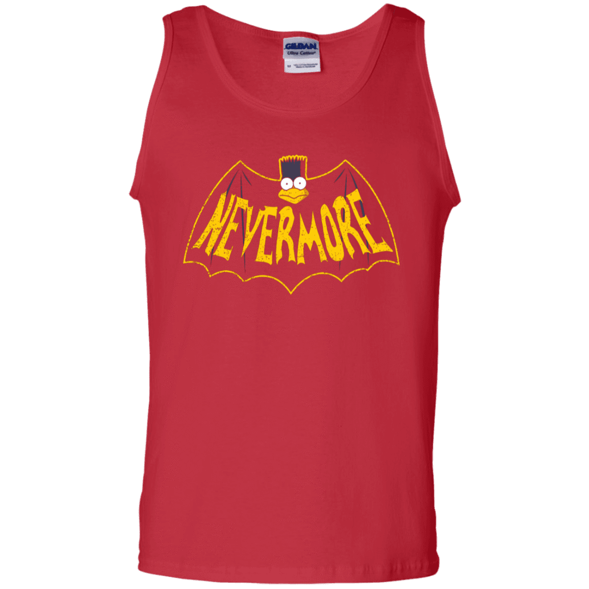 T-Shirts Red / S Nevermore Men's Tank Top