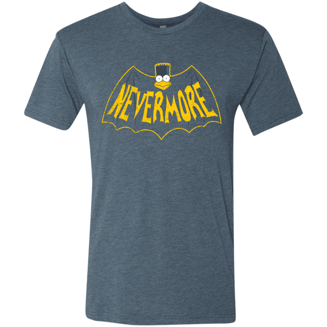 T-Shirts Indigo / S Nevermore Men's Triblend T-Shirt