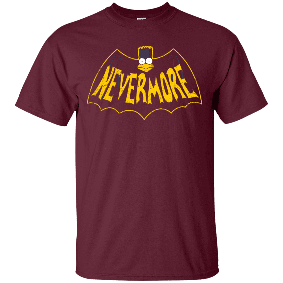 T-Shirts Maroon / S Nevermore T-Shirt