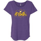 T-Shirts Purple Rush / X-Small Nevermore Triblend Dolman Sleeve