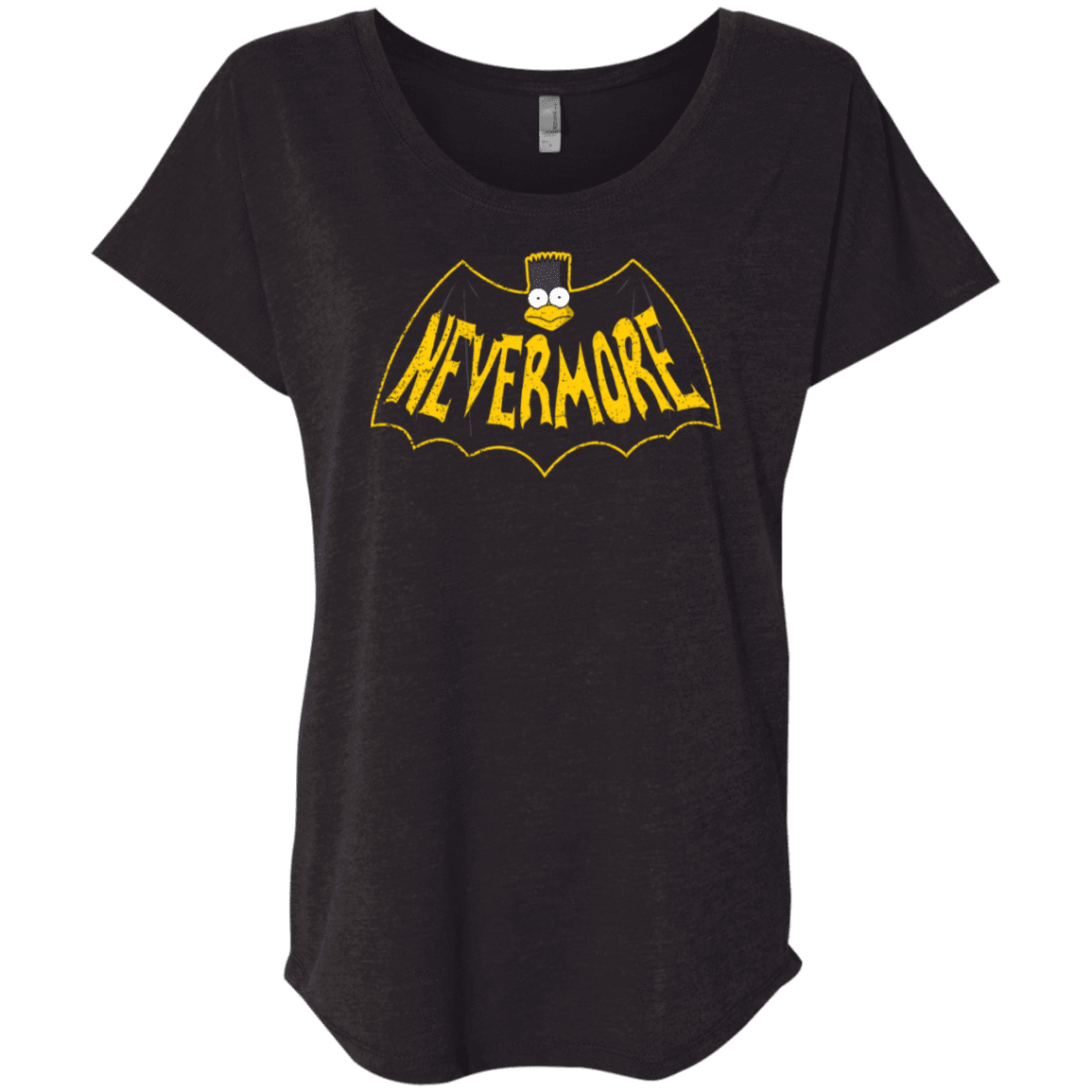 T-Shirts Vintage Black / X-Small Nevermore Triblend Dolman Sleeve