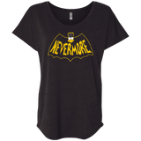 T-Shirts Vintage Black / X-Small Nevermore Triblend Dolman Sleeve