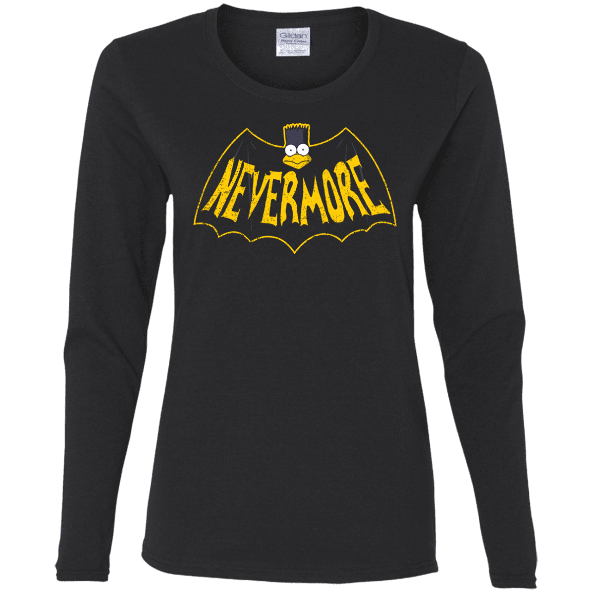 T-Shirts Black / S Nevermore Women's Long Sleeve T-Shirt