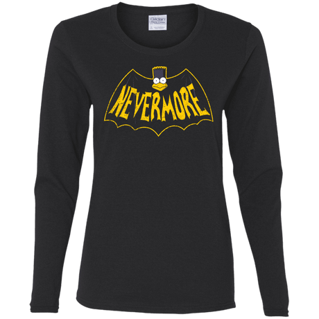 T-Shirts Black / S Nevermore Women's Long Sleeve T-Shirt