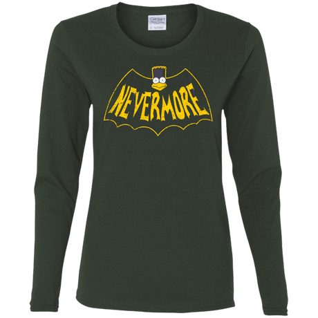 T-Shirts Forest / S Nevermore Women's Long Sleeve T-Shirt