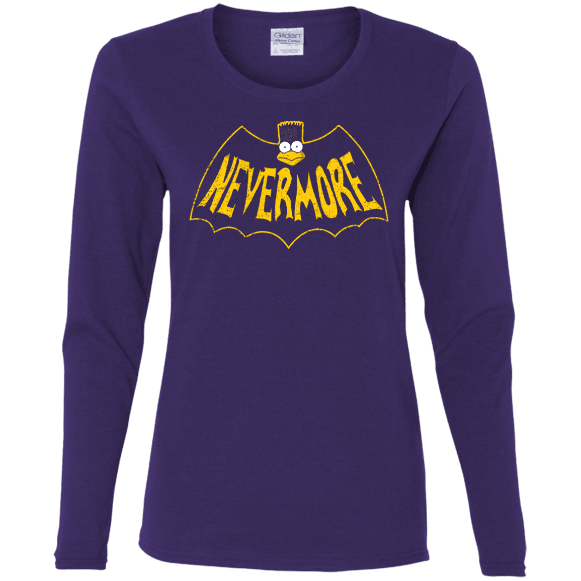 T-Shirts Purple / S Nevermore Women's Long Sleeve T-Shirt