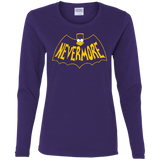 T-Shirts Purple / S Nevermore Women's Long Sleeve T-Shirt