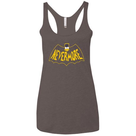 T-Shirts Macchiato / X-Small Nevermore Women's Triblend Racerback Tank