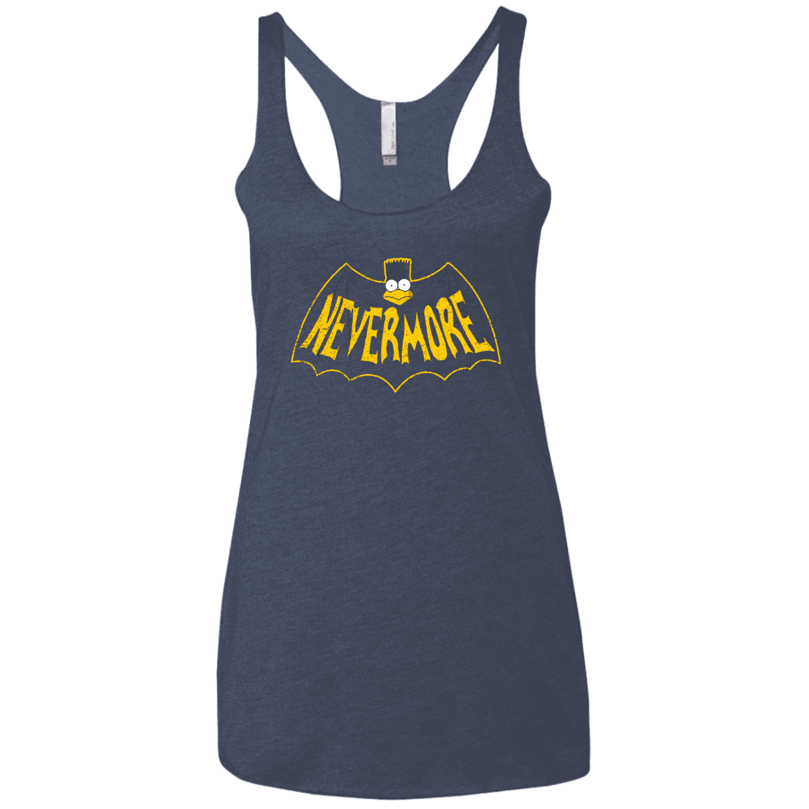 T-Shirts Vintage Navy / X-Small Nevermore Women's Triblend Racerback Tank