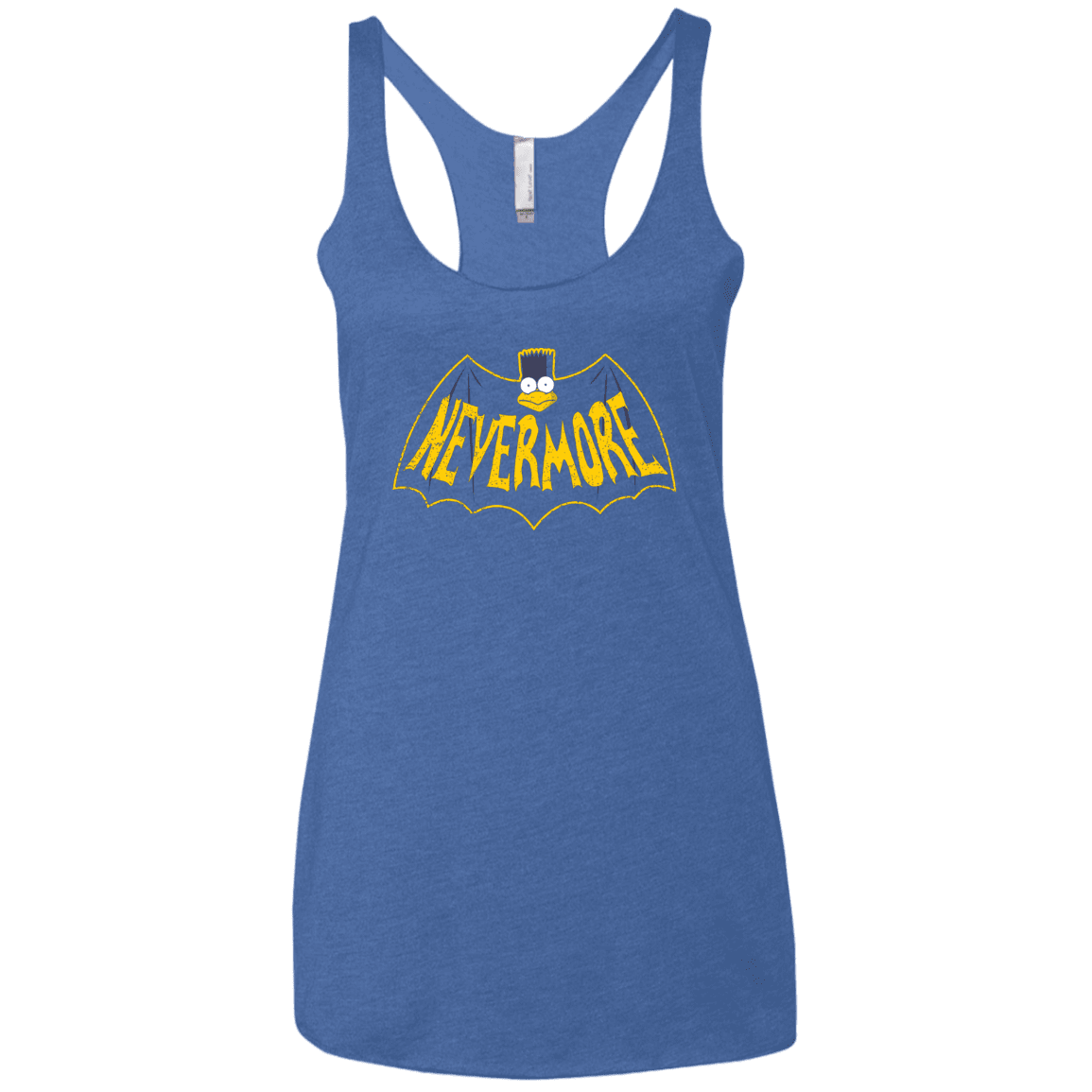 T-Shirts Vintage Royal / X-Small Nevermore Women's Triblend Racerback Tank