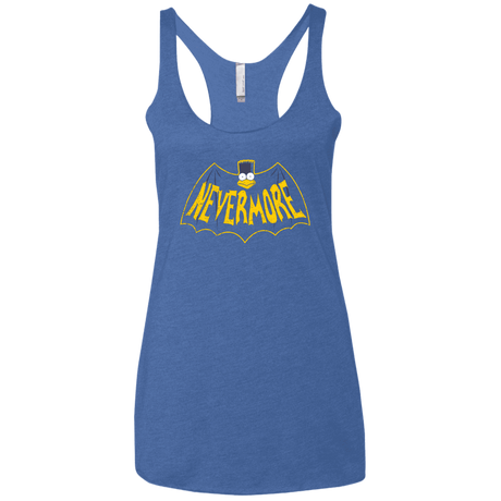 T-Shirts Vintage Royal / X-Small Nevermore Women's Triblend Racerback Tank