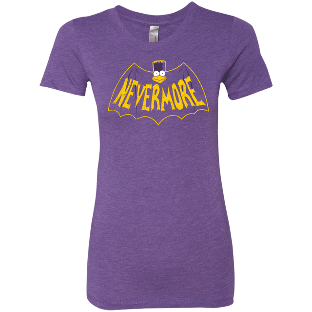 T-Shirts Purple Rush / S Nevermore Women's Triblend T-Shirt